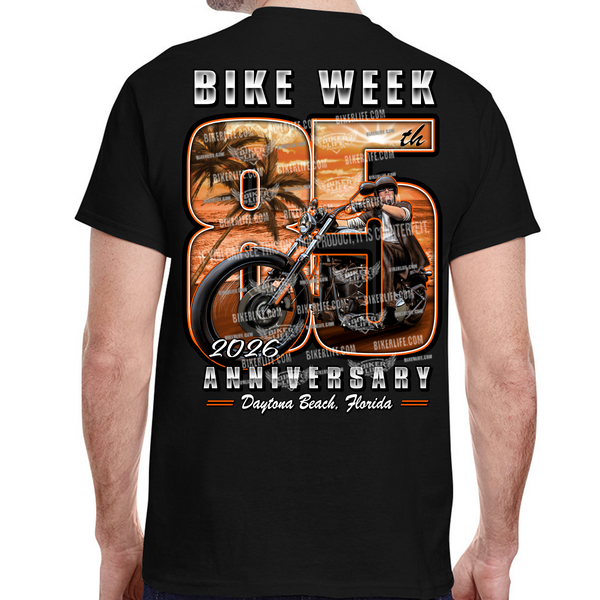 T-Shirt 2026 Bike Week Daytona Beach 85th Scene Limited Edition
