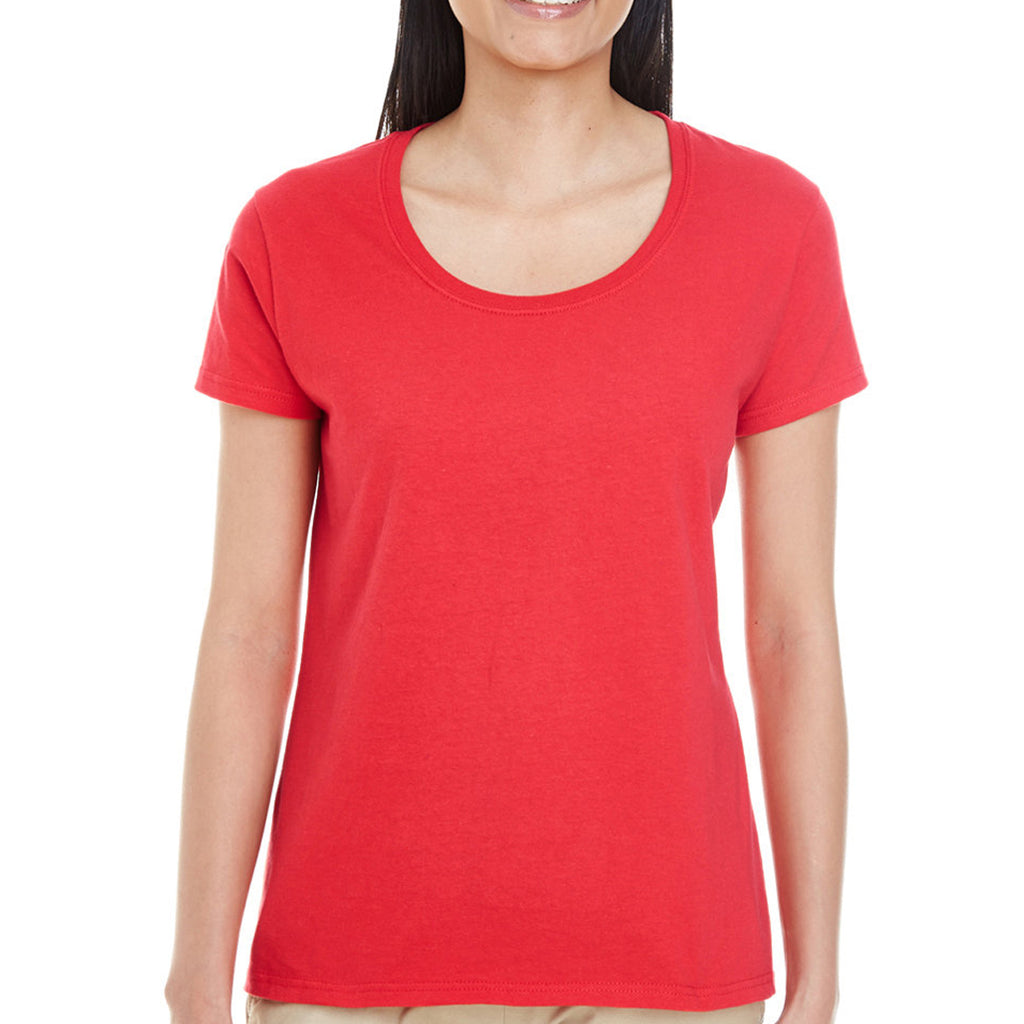 Printable Blank Gildan Ladies' Softstyle® Deep Scoop T-Shirt
