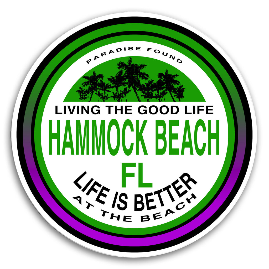 Hammock Beach, FL Better at the Beach 4" Sticker