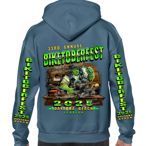 Pullover Hoodie 2025 Biketoberfest Daytona Beach Frankenstein