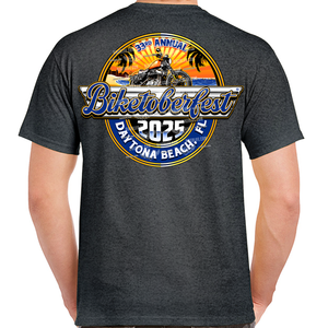 T-Shirt 2025 Biketoberfest Daytona Beach Retro Label