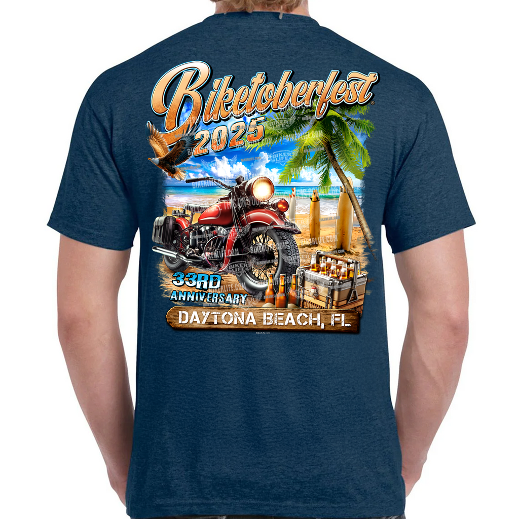 T-Shirt 2025 Biketoberfest Daytona Beach Chill Beach