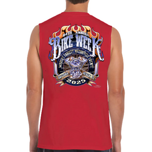 2025 Bike Week Daytona Beach Official Logo Muscle Shirt