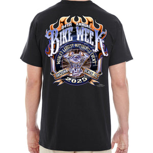 2025 Bike Week Daytona Beach Official Logo Pocket T-Shirt