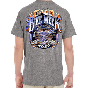 2025 Bike Week Daytona Beach Official Logo Pocket T-Shirt