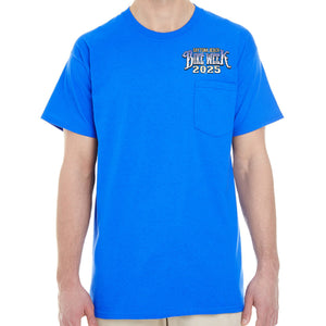 2025 Bike Week Daytona Beach Official Logo Pocket T-Shirt