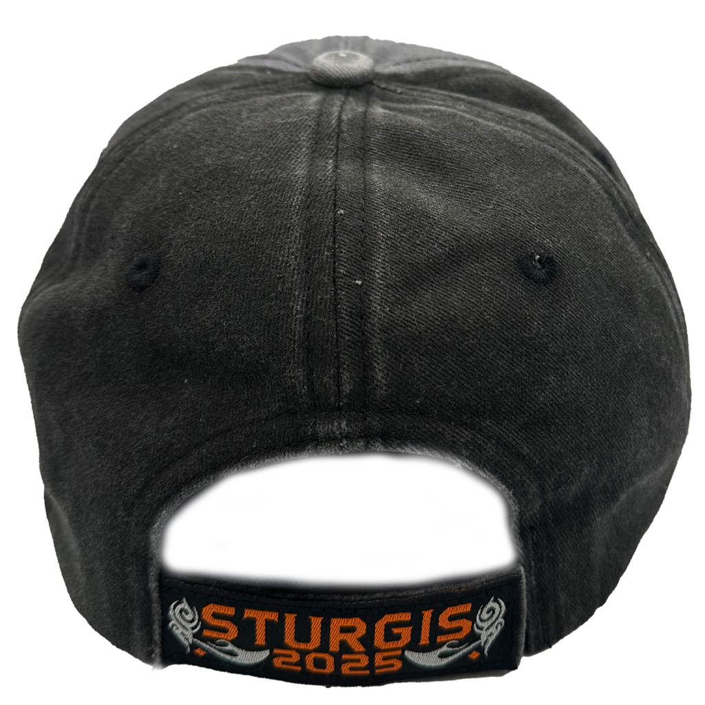 Hat 2025 Sturgis Motorcycle Rally Punisher Retro Zero