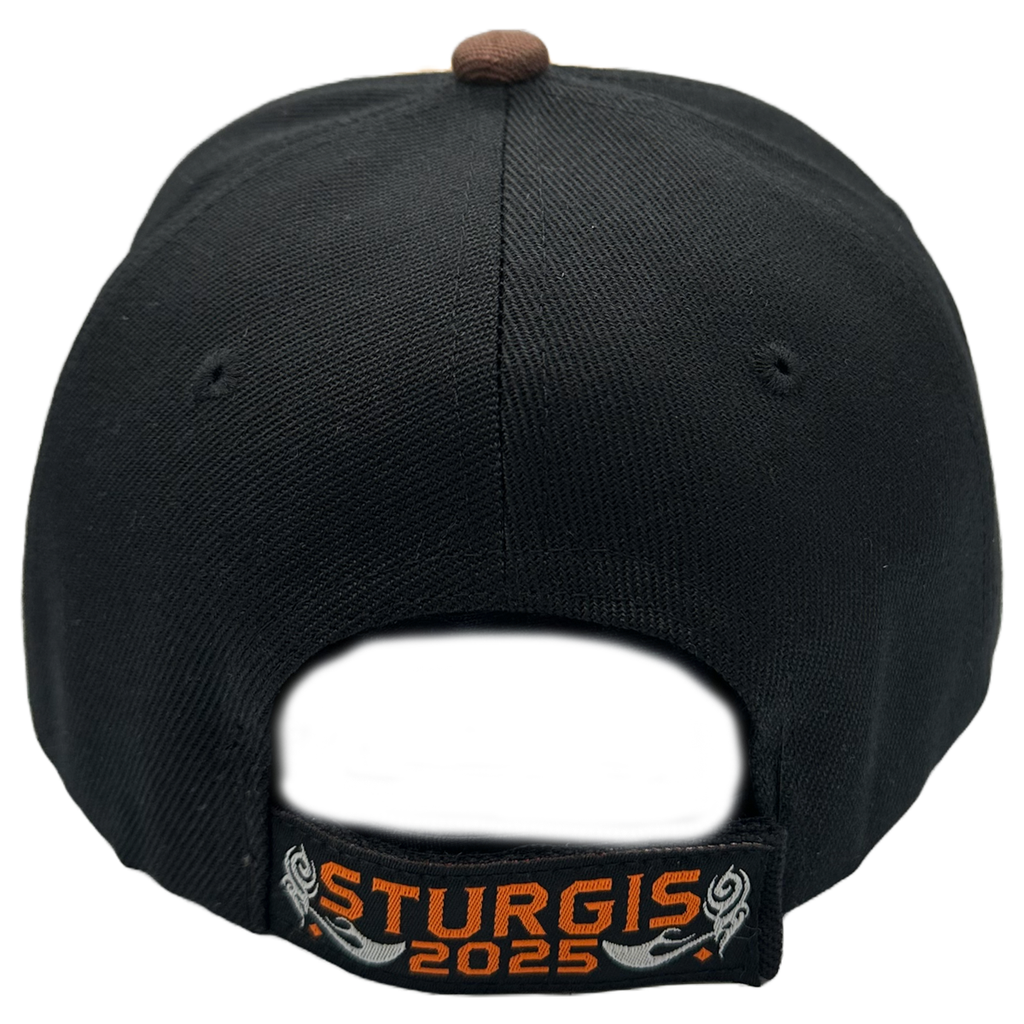 Hat 2025 Sturgis Motorcycle Rally Dead Man's Hand