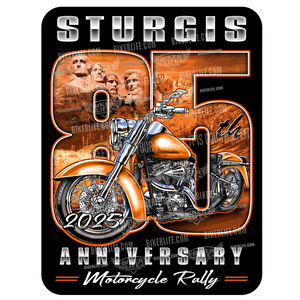 Sticker 2025 Sturgis Motorcycle Rally 85th Scene Limited Edition