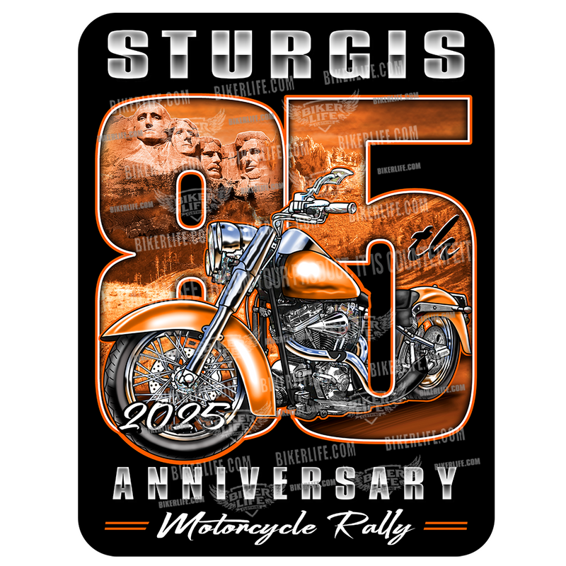 Sticker 2025 Sturgis Motorcycle Rally 85th Scene Limited Edition