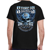 2025 Sturgis Motorcycle Rally Blue Winged Skull T-Shirt