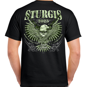2025 Sturgis Motorcycle Rally Bullet Eagle T-Shirt