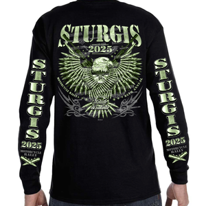2025 Sturgis Motorcycle Rally Bullet Eagle Long Sleeve