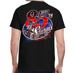 2025 Sturgis Motorcycle Rally Big Anniversary T-Shirt