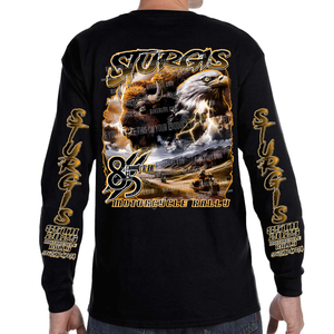 2025 Sturgis Motorcycle Rally Buffalo Eagle Long Sleeve