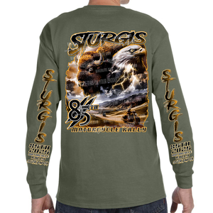 2025 Sturgis Motorcycle Rally Buffalo Eagle Long Sleeve