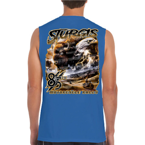 2025 Sturgis Motorcycle Rally Eagle Buffalo Muscle Shirt