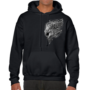 2025 Sturgis Motorcycle Rally Smokin' Skull Pullover Hoodie