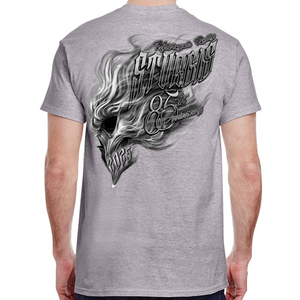 2025 Sturgis Motorcycle Rally Smokin' Skull T-Shirt