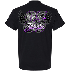 Ladies 2025 Sturgis Motorcycle Rally 85th Wings T-Shirt