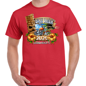 T-Shirt 2026 Bike Week Daytona Beach Tiki Beach