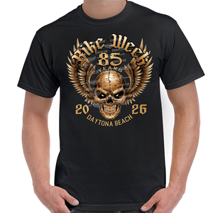 T-Shirt 2026 Bike Week Daytona Beach Steampunk Skull