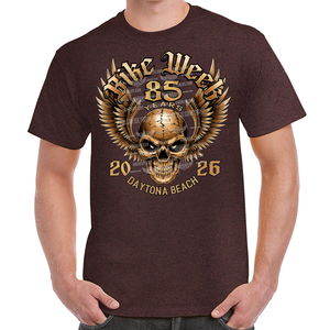 T-Shirt 2026 Bike Week Daytona Beach Steampunk Skull