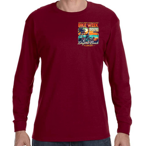 Long Sleeve 2026 Bike Week Daytona Beach Official Logo