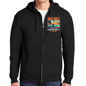 Zip-Up Hoodie 2026 Bike Week Daytona Beach Official Logo