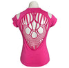 Printable Blank Biker Life Women's Skull Lace Back Shirt