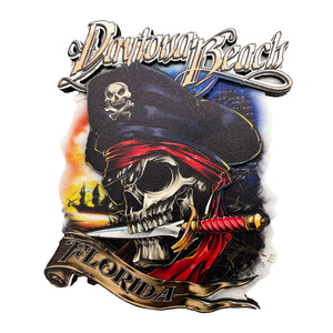 Pirate Dagger Daytona Beach, FL Wooden 3D Magnet