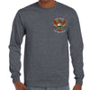2024 Bike Week Daytona Beach Orange Skull Wings Long Sleeve