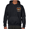 2024 Bike Week Daytona Beach Orange Skull Wings Pullover Hoodie