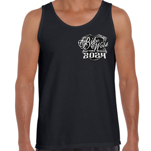 2024 Bike Week Daytona Beach Medieval Skull Shield Tank Top