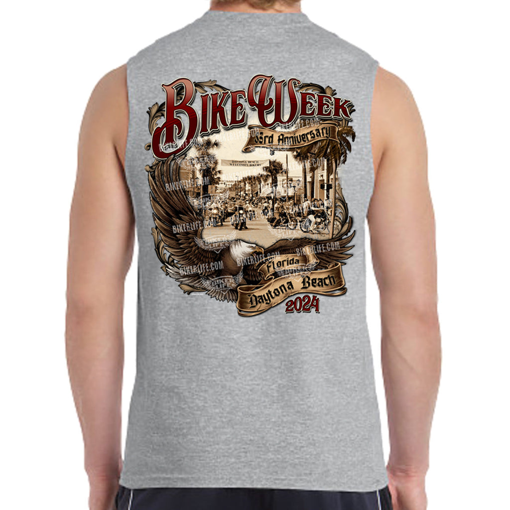 2024 Bike Week Daytona Beach Legendary Main Street Muscle Shirt