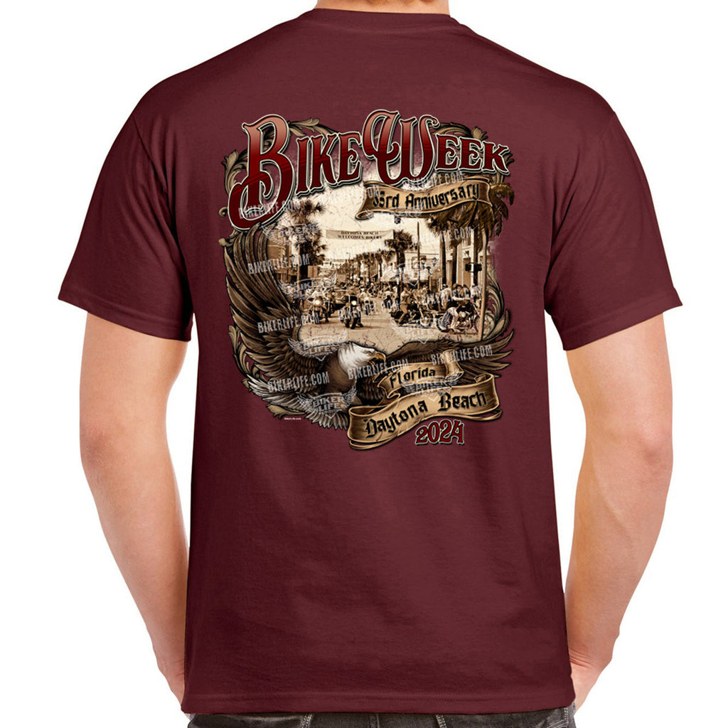 2024 Bike Week Daytona Beach Legendary Main Street T-Shirt