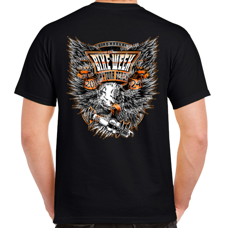 2024 Bike Week Daytona Beach Fearless Flying Eagle T-Shirt