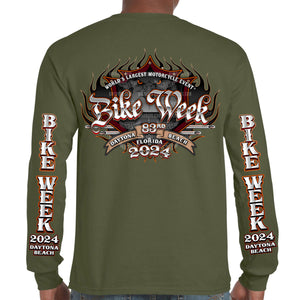 2024 Bike Week Daytona Beach Official Logo Long Sleeve