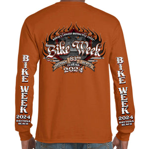 2024 Bike Week Daytona Beach Official Logo Long Sleeve