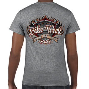 2024 Bike Week Daytona Beach Official Logo Pocket T-Shirt