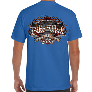 2024 Bike Week Daytona Beach Official Logo Pocket T-Shirt