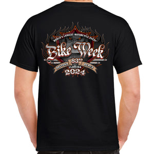2024 Bike Week Daytona Beach Official Logo T-Shirt
