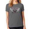 Ladies Missy Cut 2024 Bike Week Daytona Beach Love Wings T-Shirt