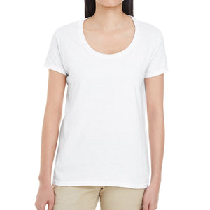 Printable Blank Gildan Ladies' Softstyle® Deep Scoop T-Shirt