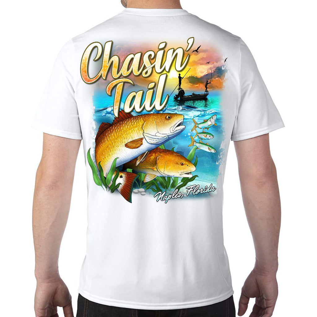 Naples, FL Chasin' Tail Performance Tech T-Shirt