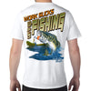 Siesta Key, FL Work Sucks, Let's Go Fishing Performance Tech T-Shirt