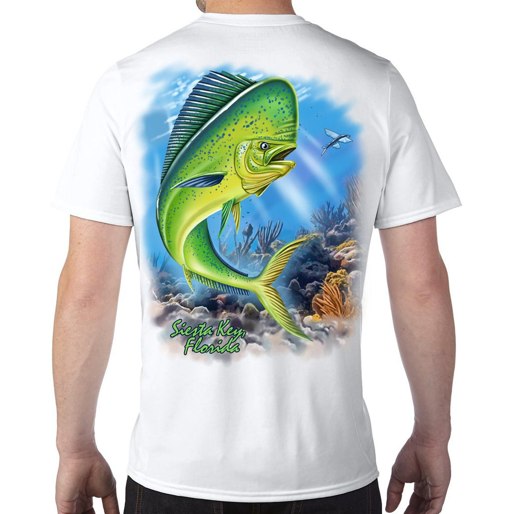 Siesta Key, FL Mahi Performance Tech T-Shirt