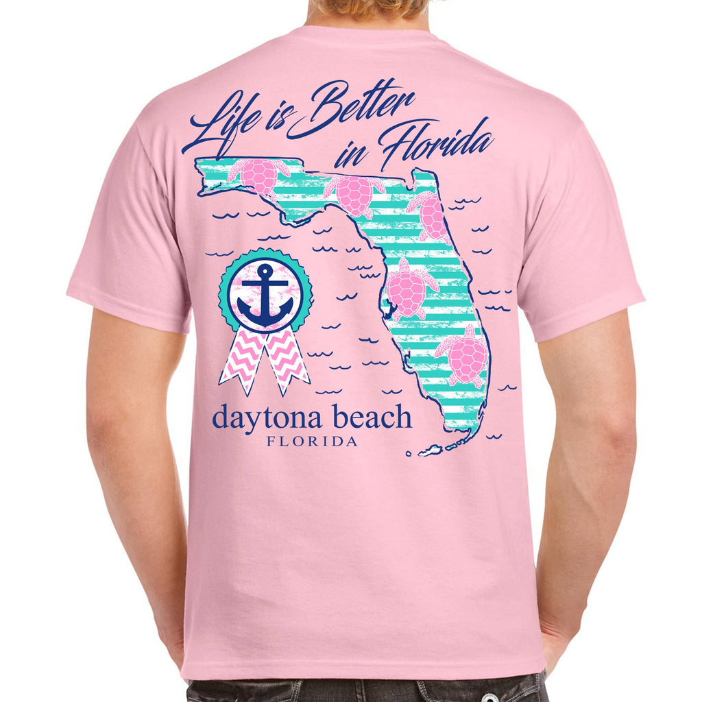 Daytona Beach, FL Life is Better in Florida T-Shirt