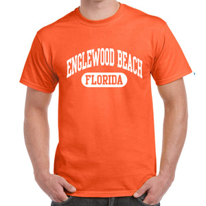 Englewood Beach, FL Athletic Print T-Shirt