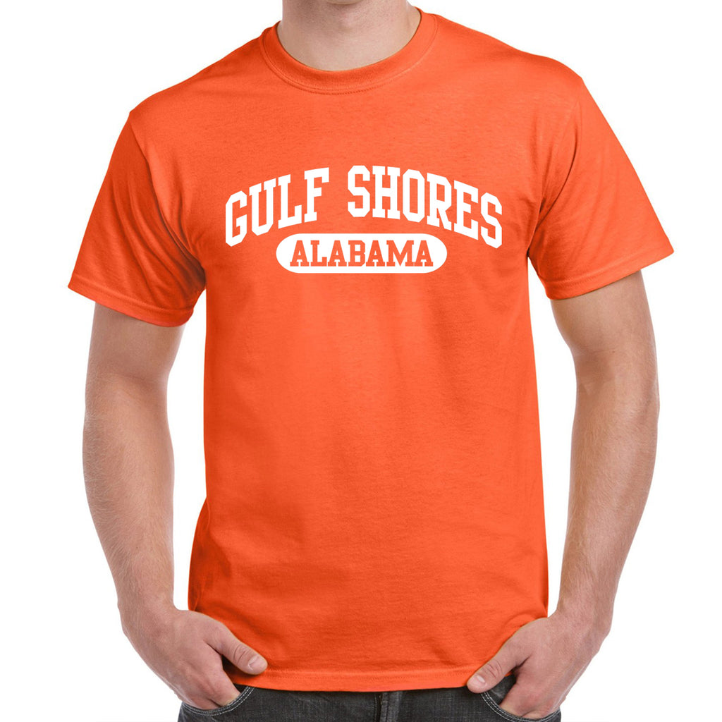 Gulf Shores, AL Athletic Print T-Shirt